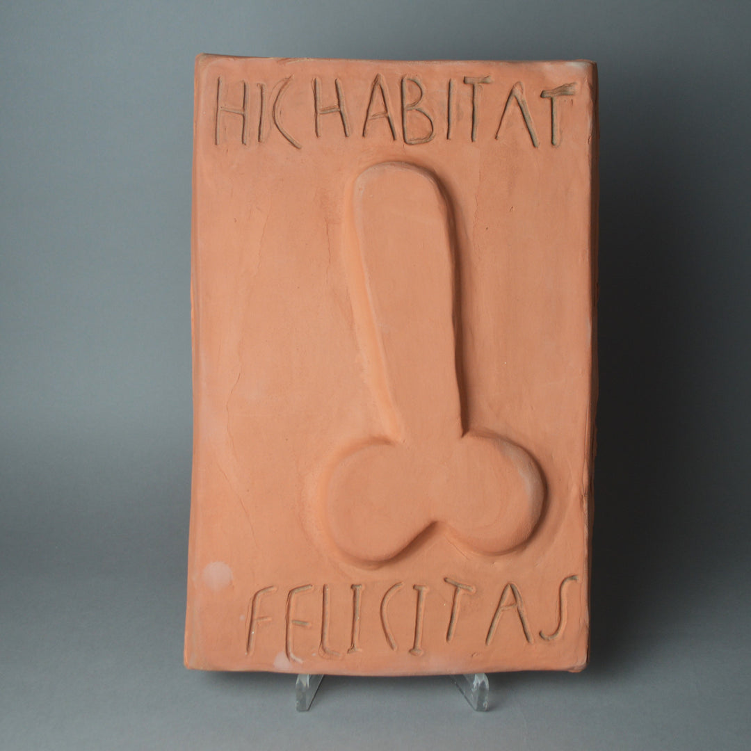 Phallic Plaque Pompeii