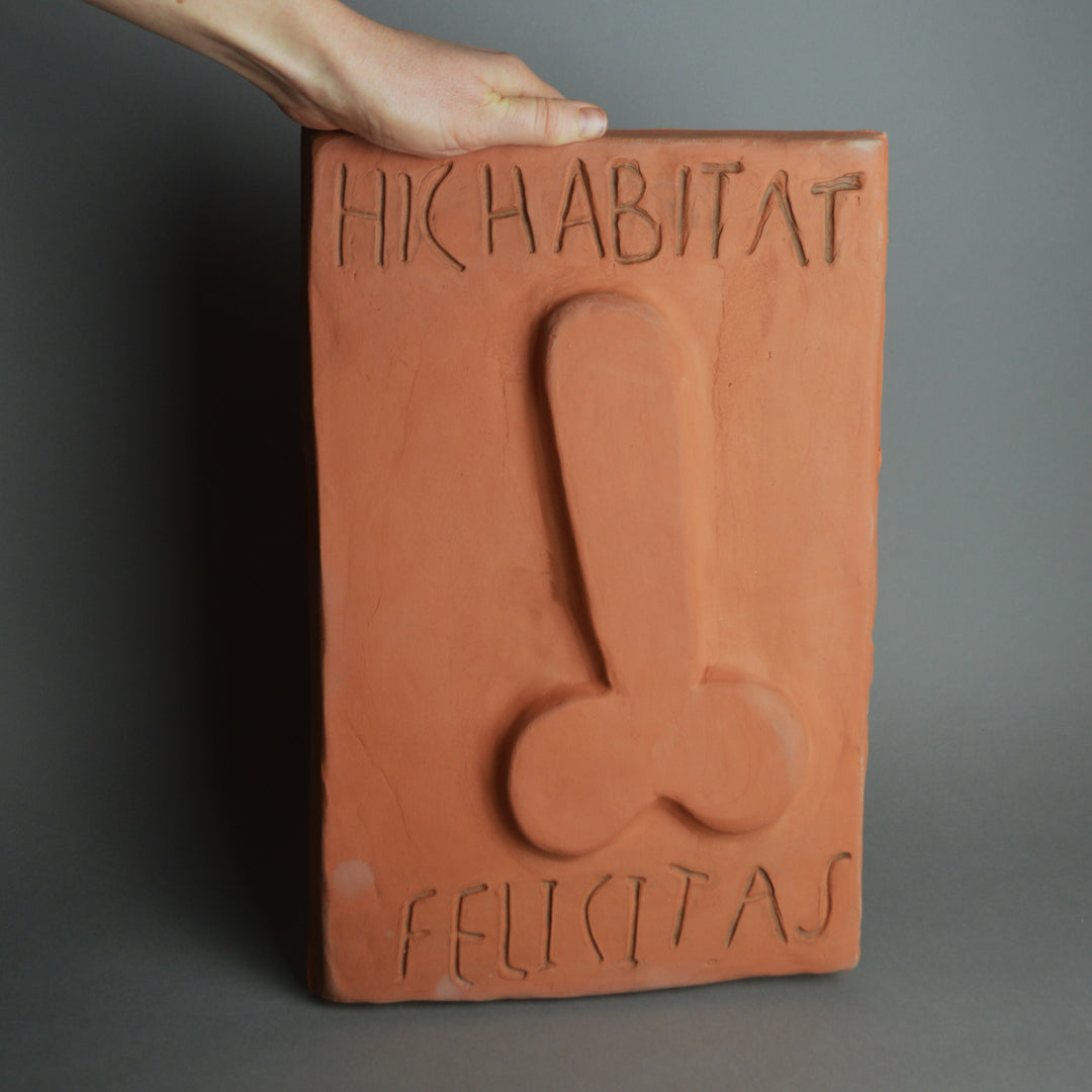 Phallic Plaque Pompeii