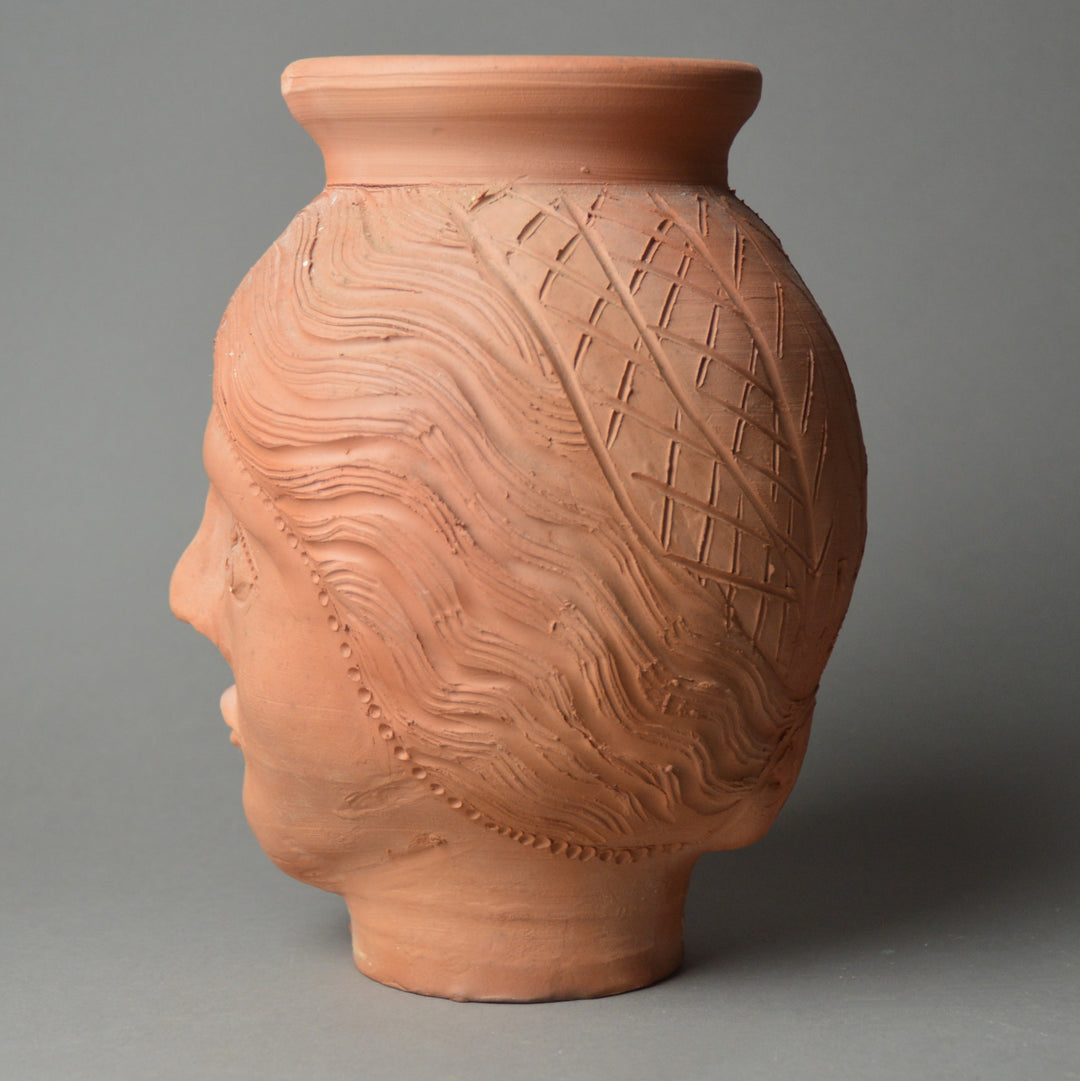 Female Face Pot - Fired at Vindolanda