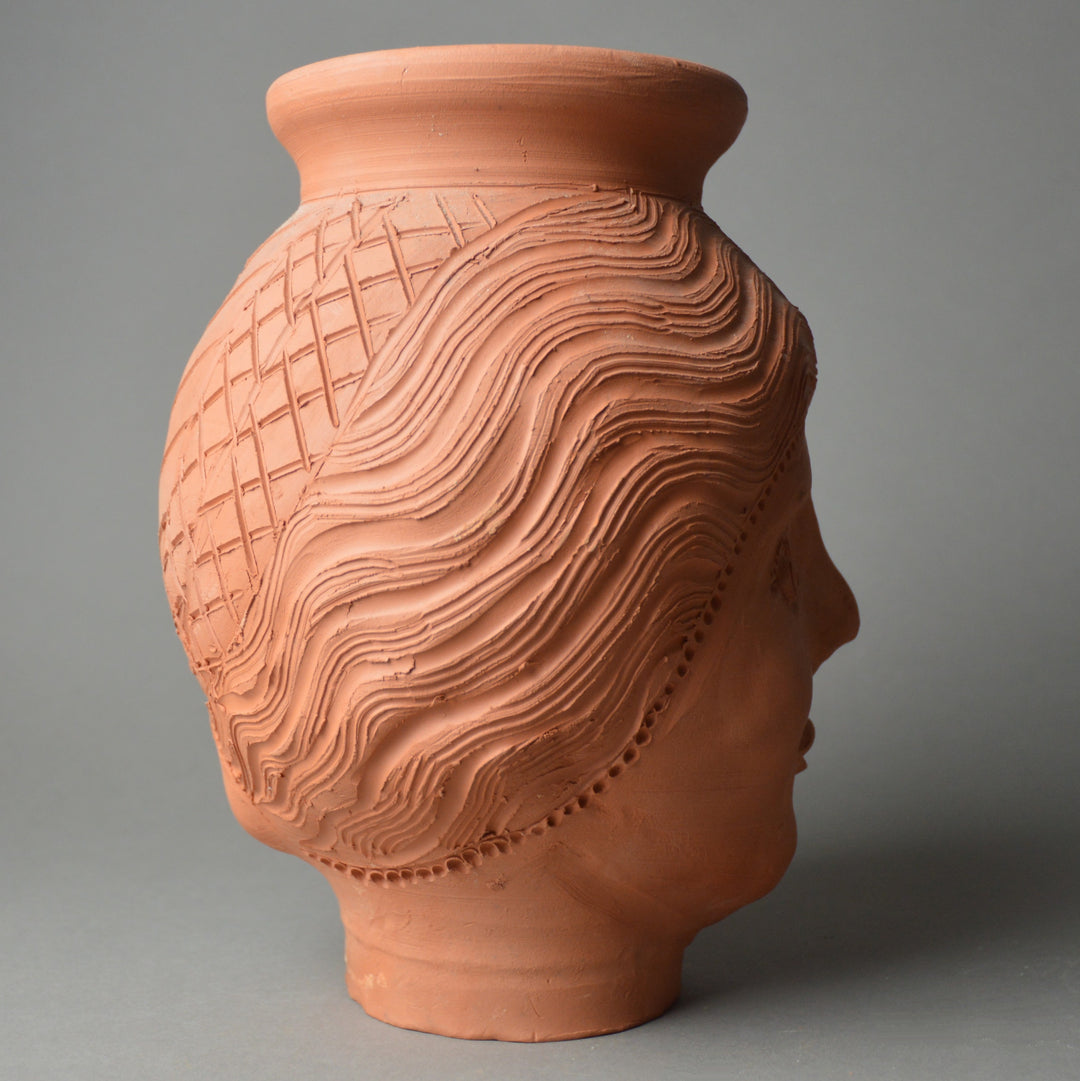 Female Face Pot - Fired at Vindolanda