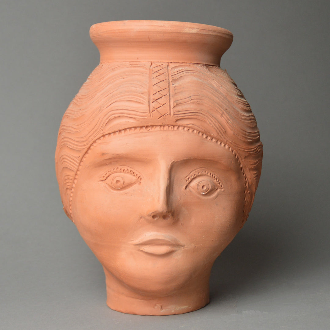 Female Face Pot - Fired at Vindolanda