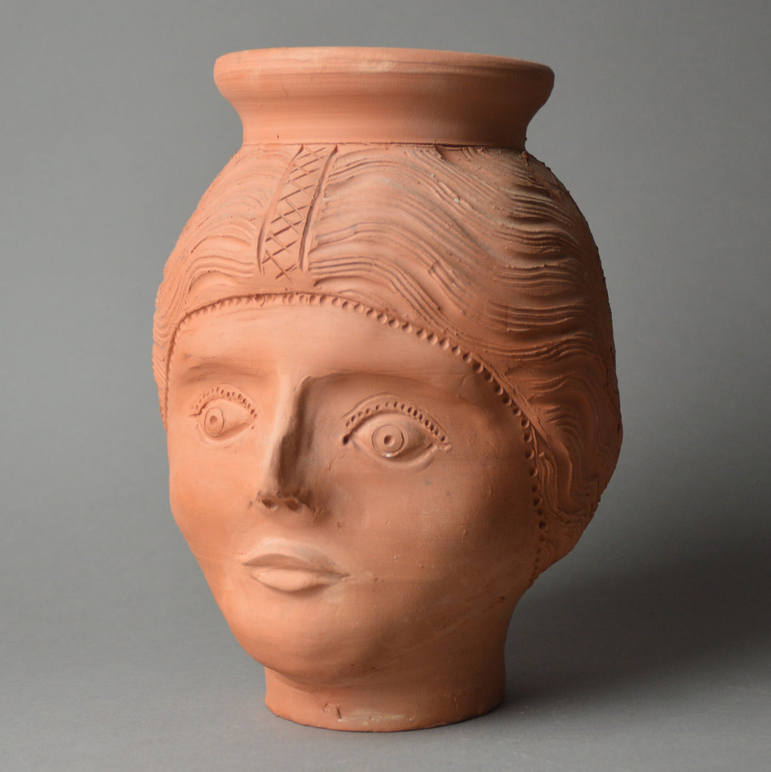 Female Face Pot - Fired at Vindolanda