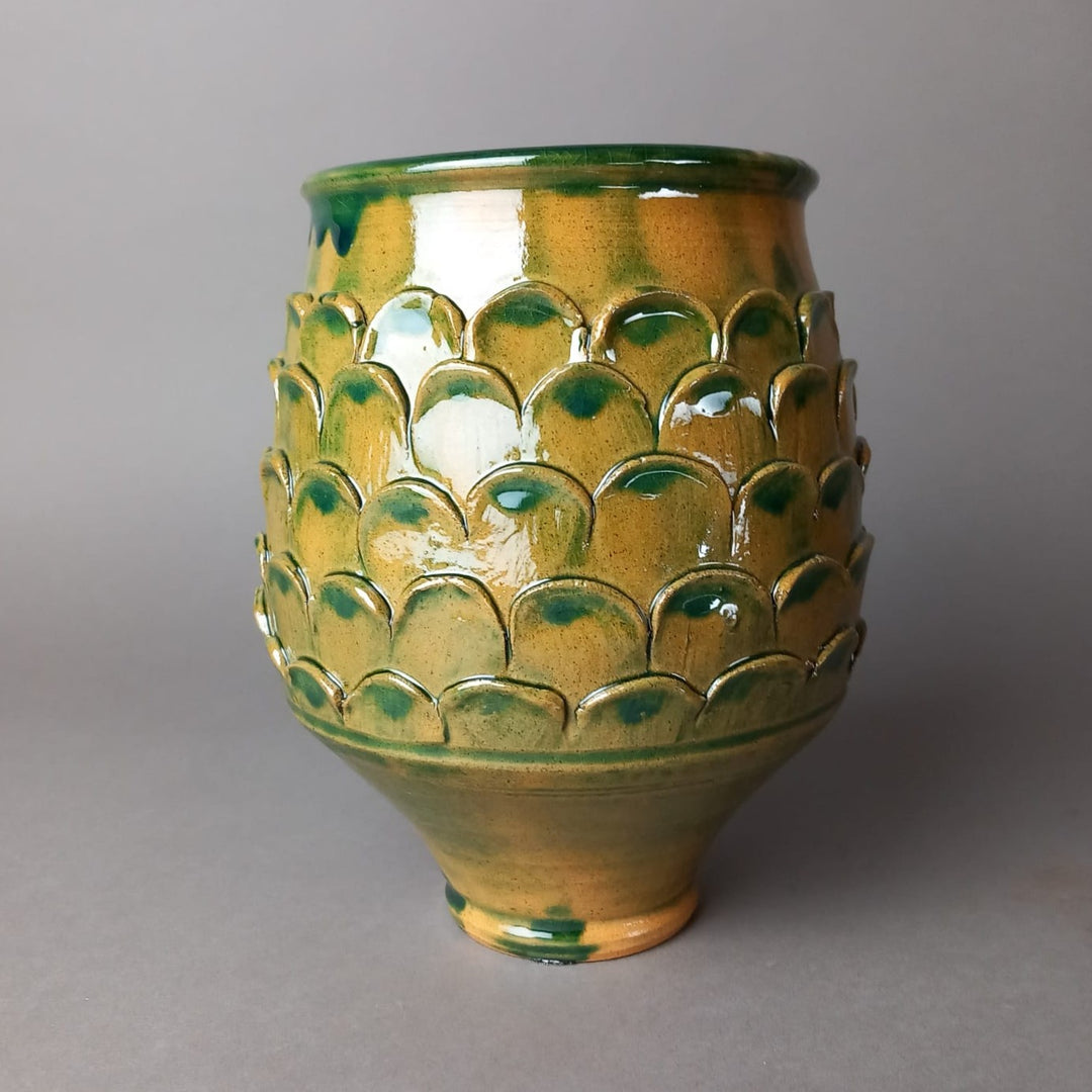 Gaulish Green-Glazed Scale Beaker, Roman