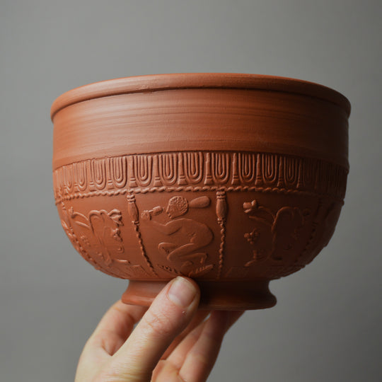 Hercules And Lions Samian Bowl