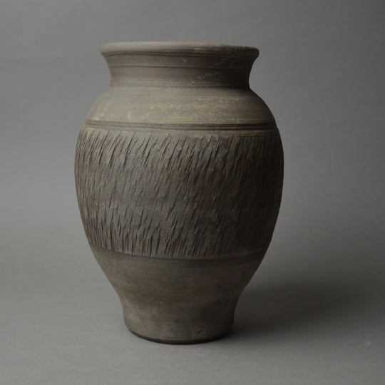 Roman  Black Burnished Chatter Ware Jar