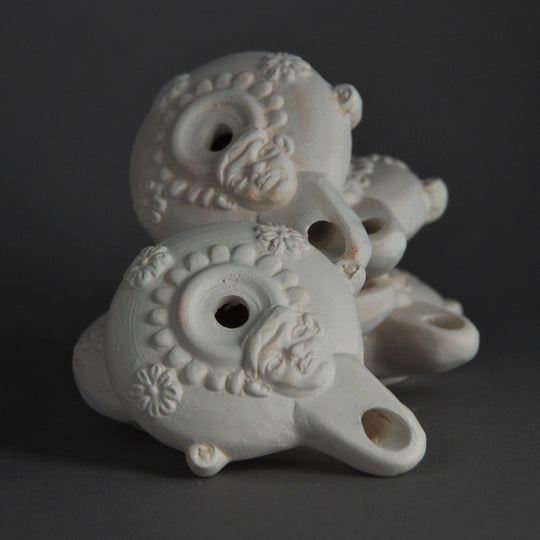 Greek Satyr Oil Lamp