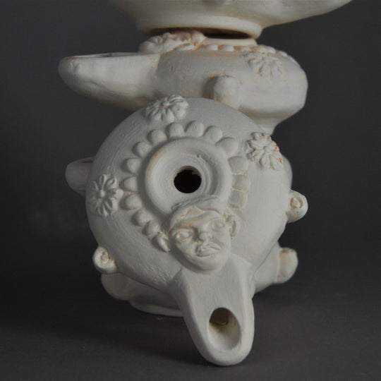 Greek Satyr Oil Lamp