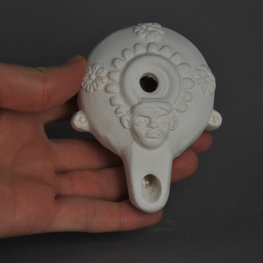 Greek Satyr Oil Lamp