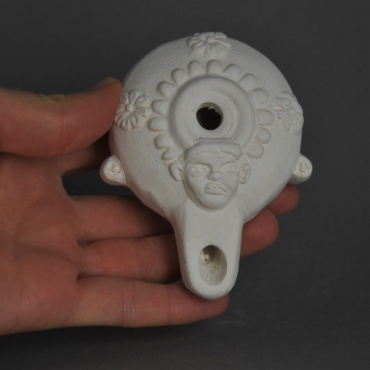 Greek Satyr Oil Lamp