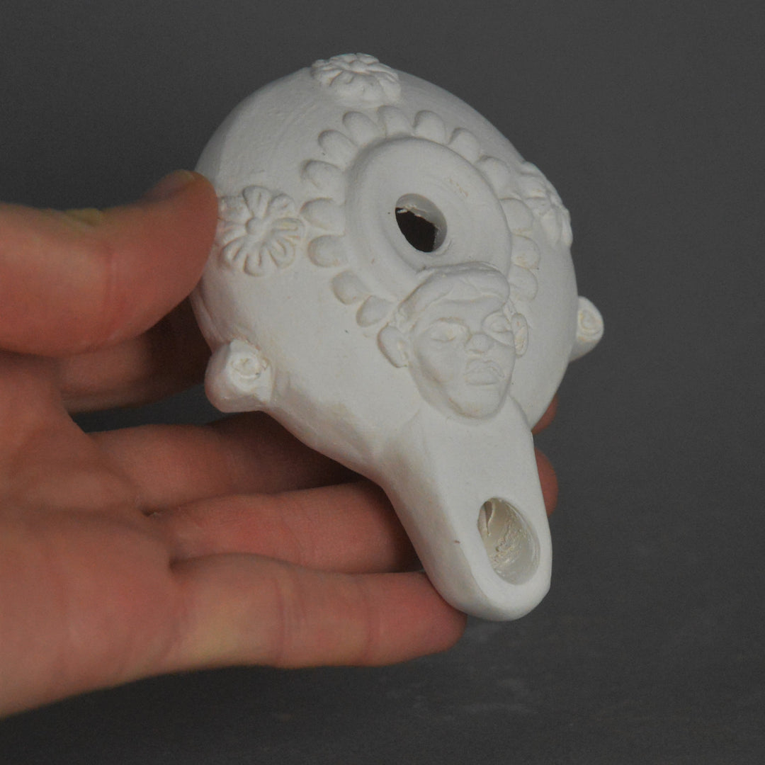 Greek Satyr Oil Lamp