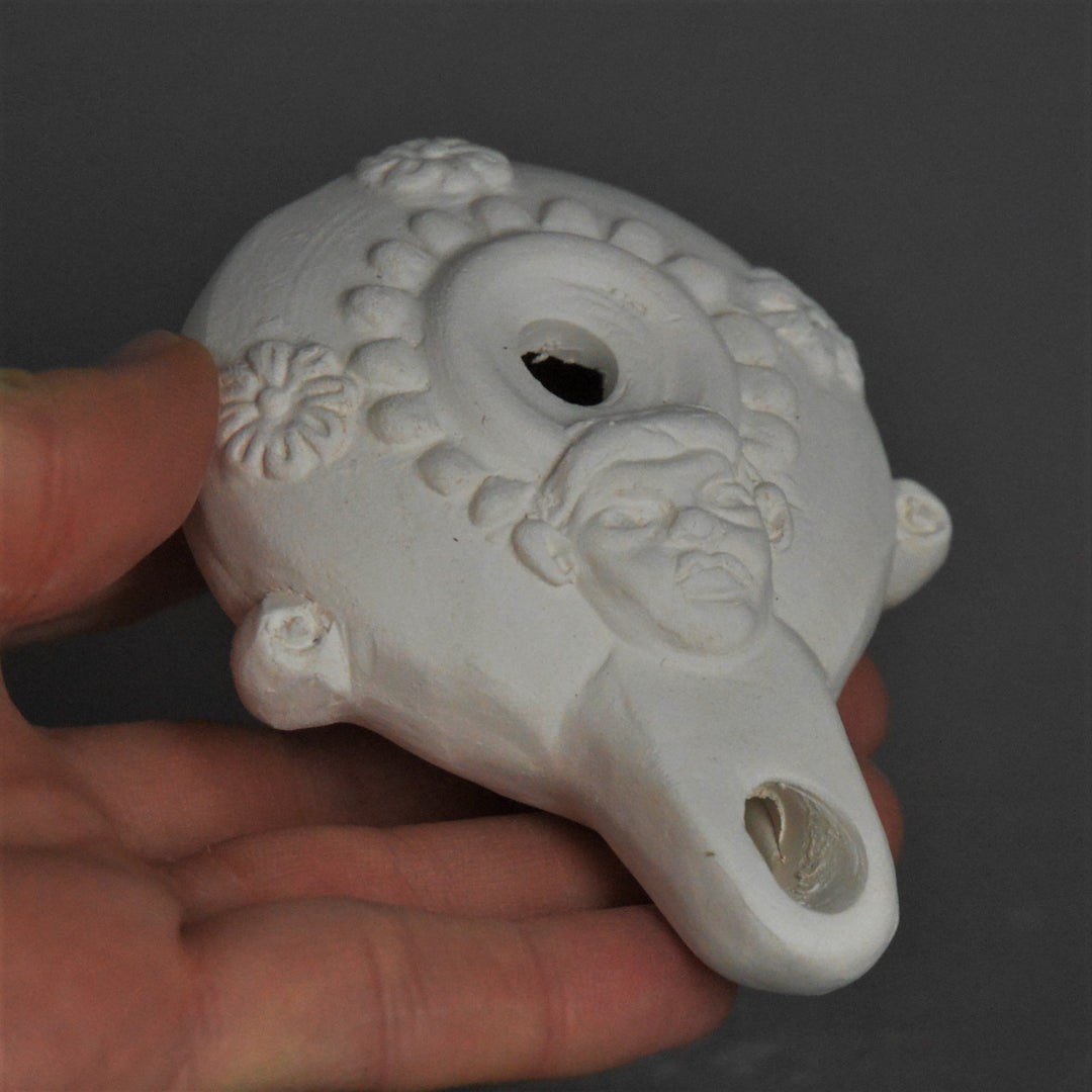 Greek Satyr Oil Lamp