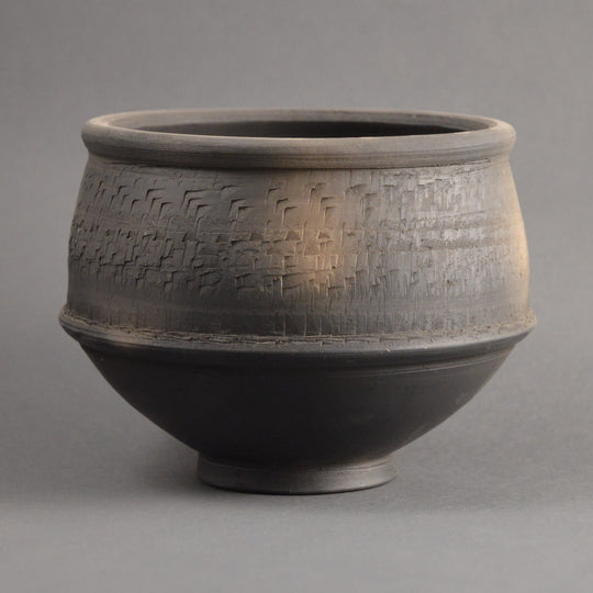 Roman  Black Burnished Chatter Ware Bowl