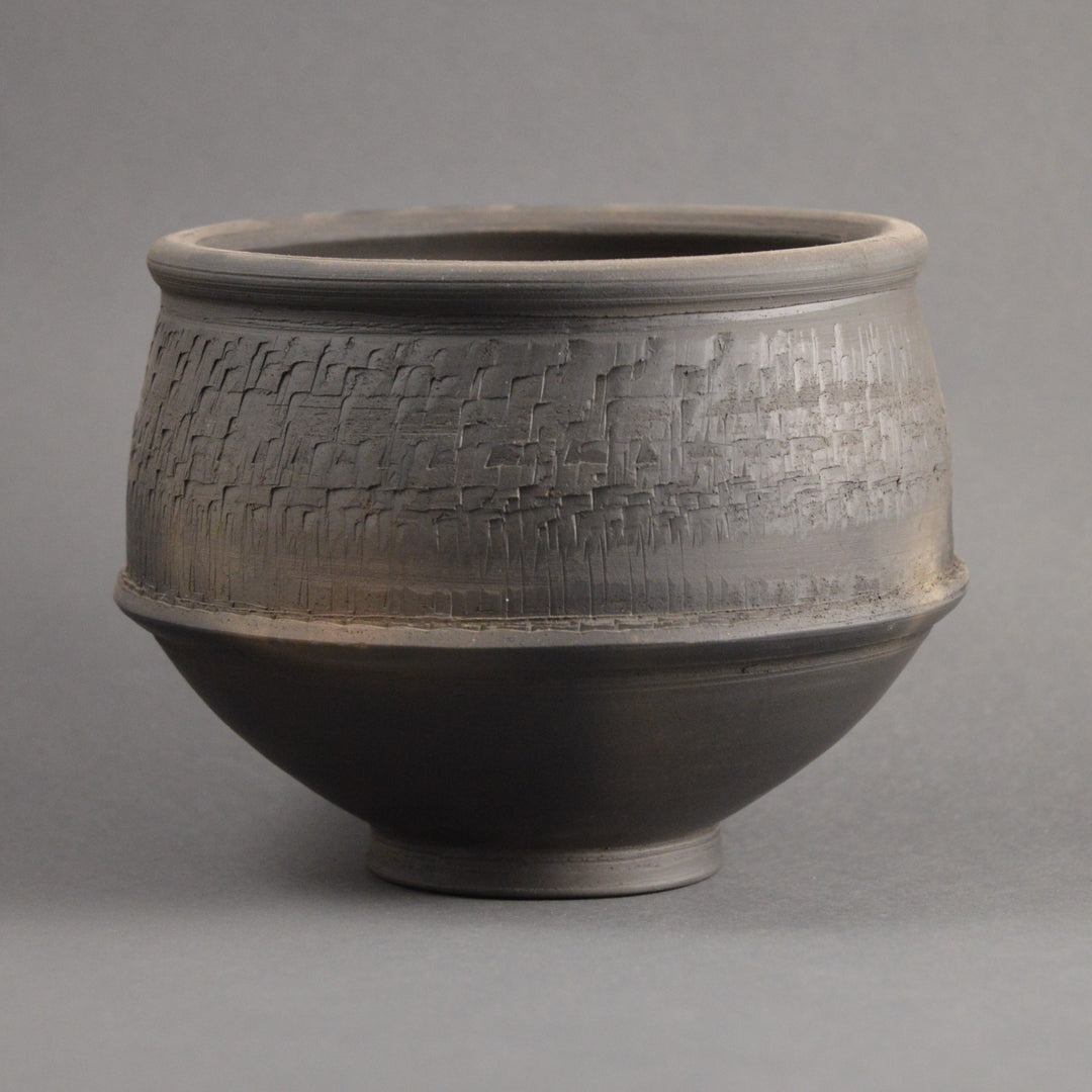 Roman  Black Burnished Chatter Ware Bowl