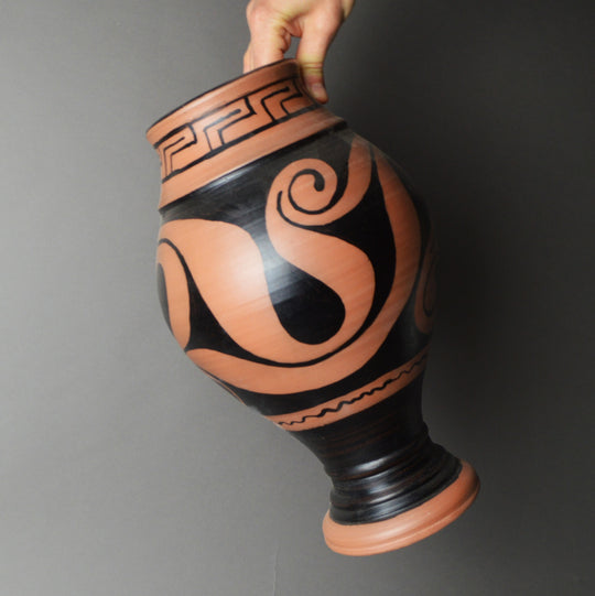 Iron Age Pedestal Urn - Painted