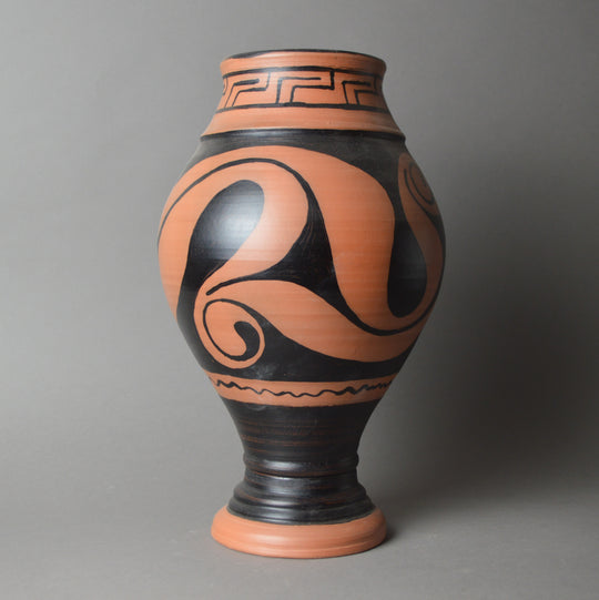 Iron Age Pedestal Urn - Painted