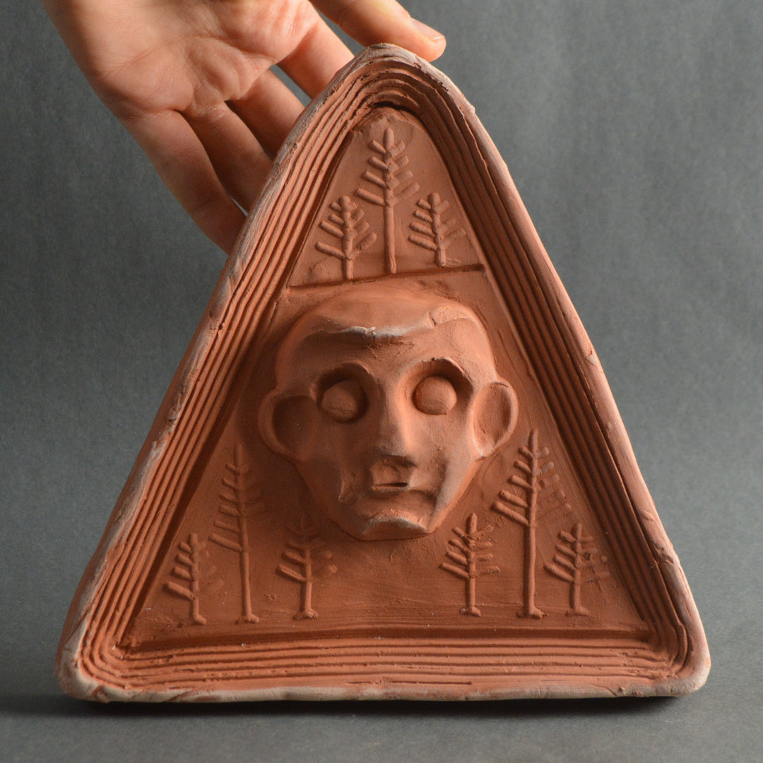 Roman Face Antefix 001