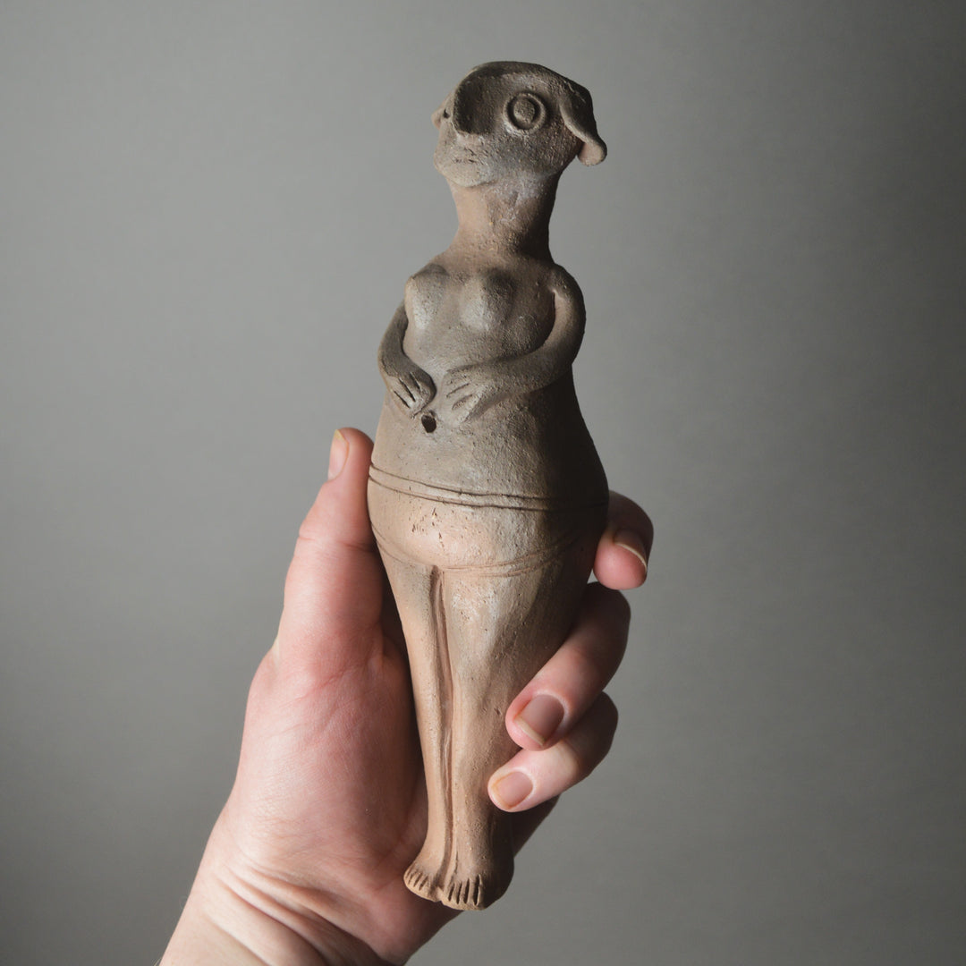 Ancient Woman, Nude Cypriot Figure, Late Bronze Age