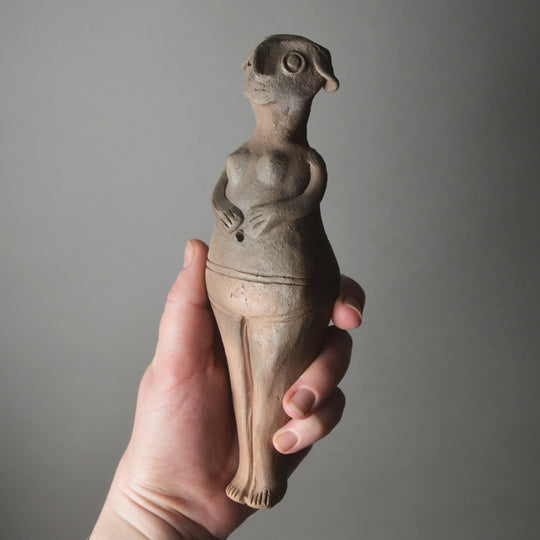 Ancient Woman, Nude Cypriot Figure, Late Bronze Age