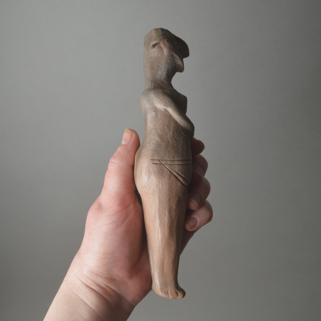 Ancient Woman, Nude Cypriot Figure, Late Bronze Age