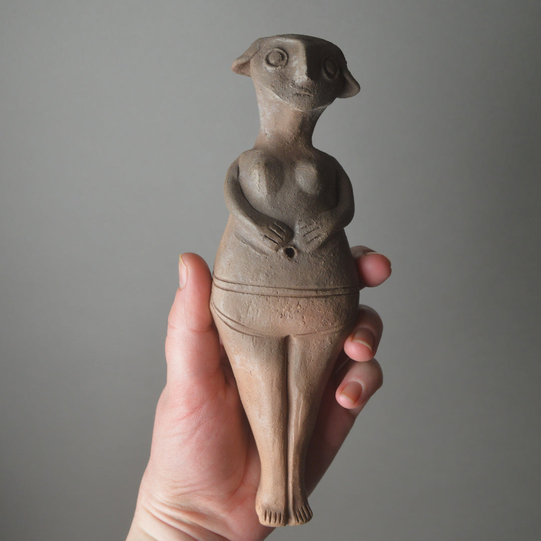 Ancient Woman, Nude Cypriot Figure, Late Bronze Age