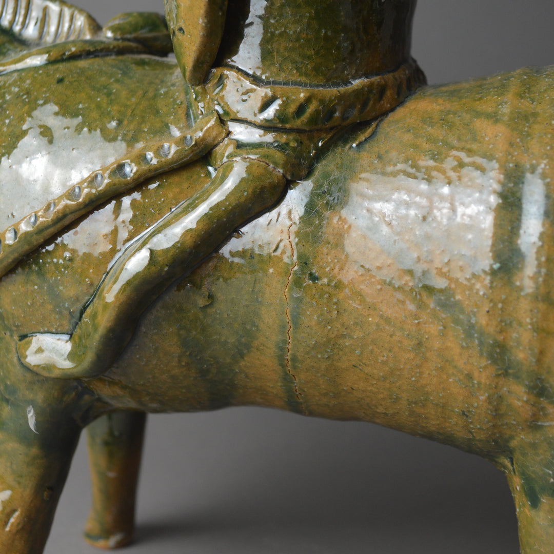 Medieval Aquamanile, Knight On Horseback Second