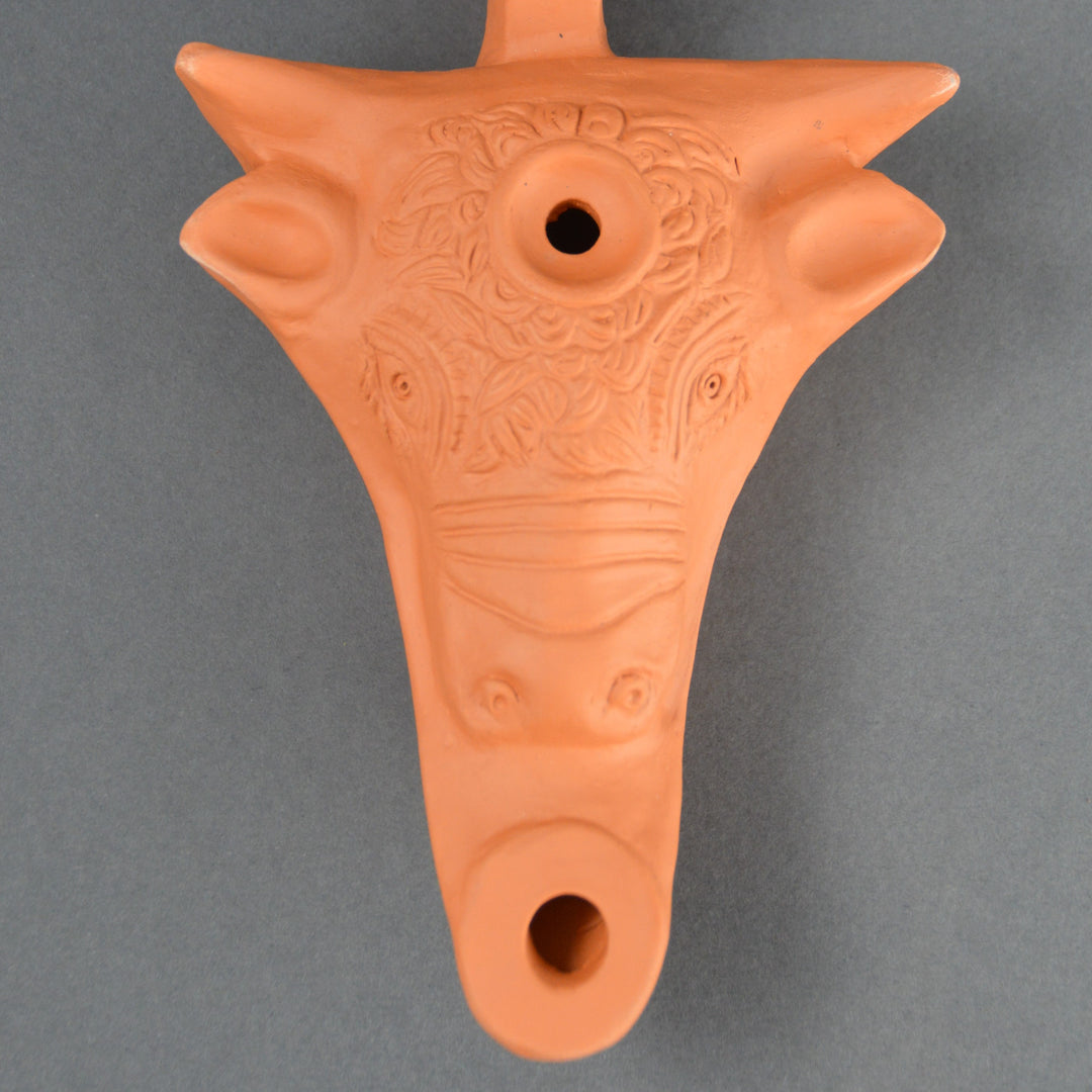 Chillingham Roman Oil Lamp, Bull