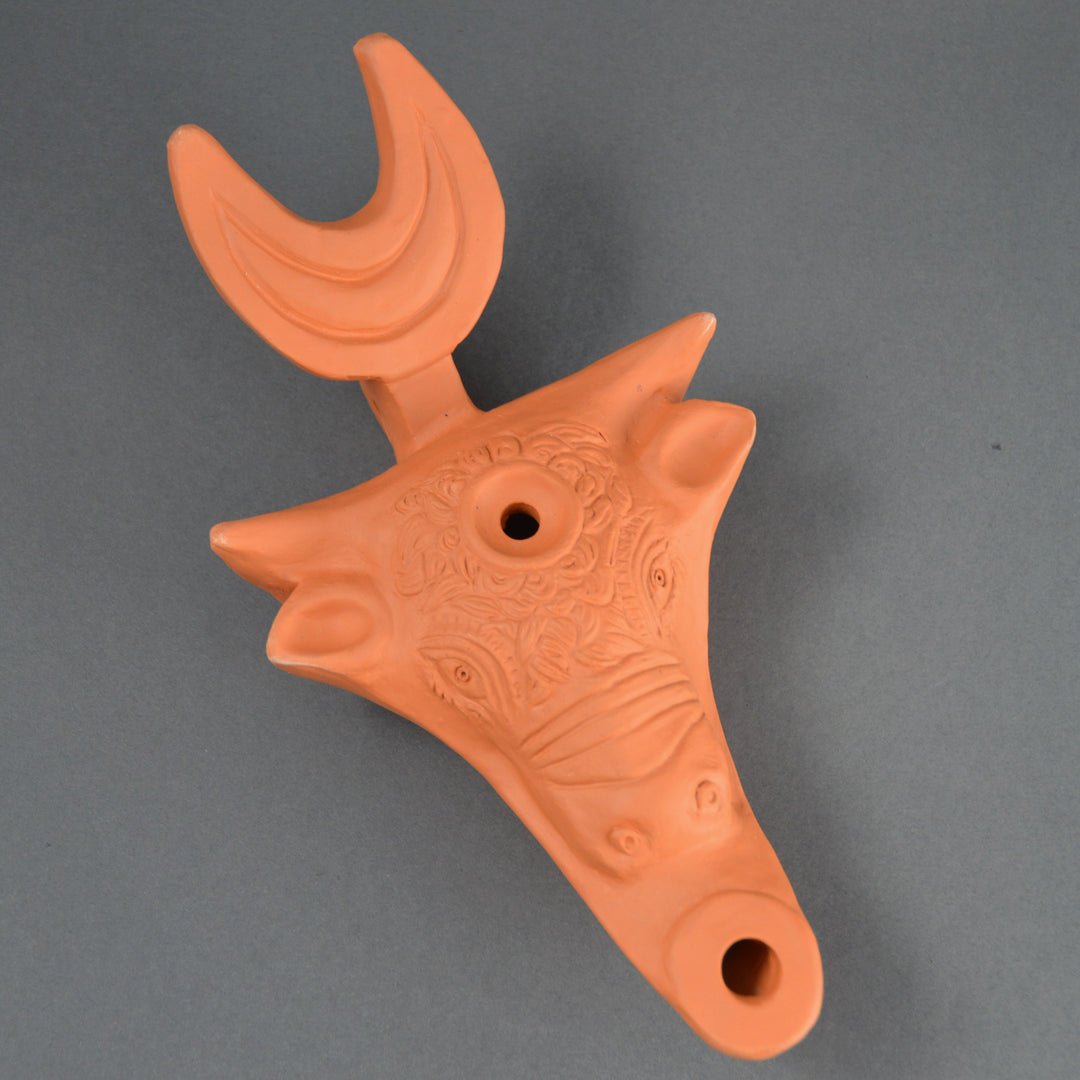 Chillingham Roman Oil Lamp, Bull