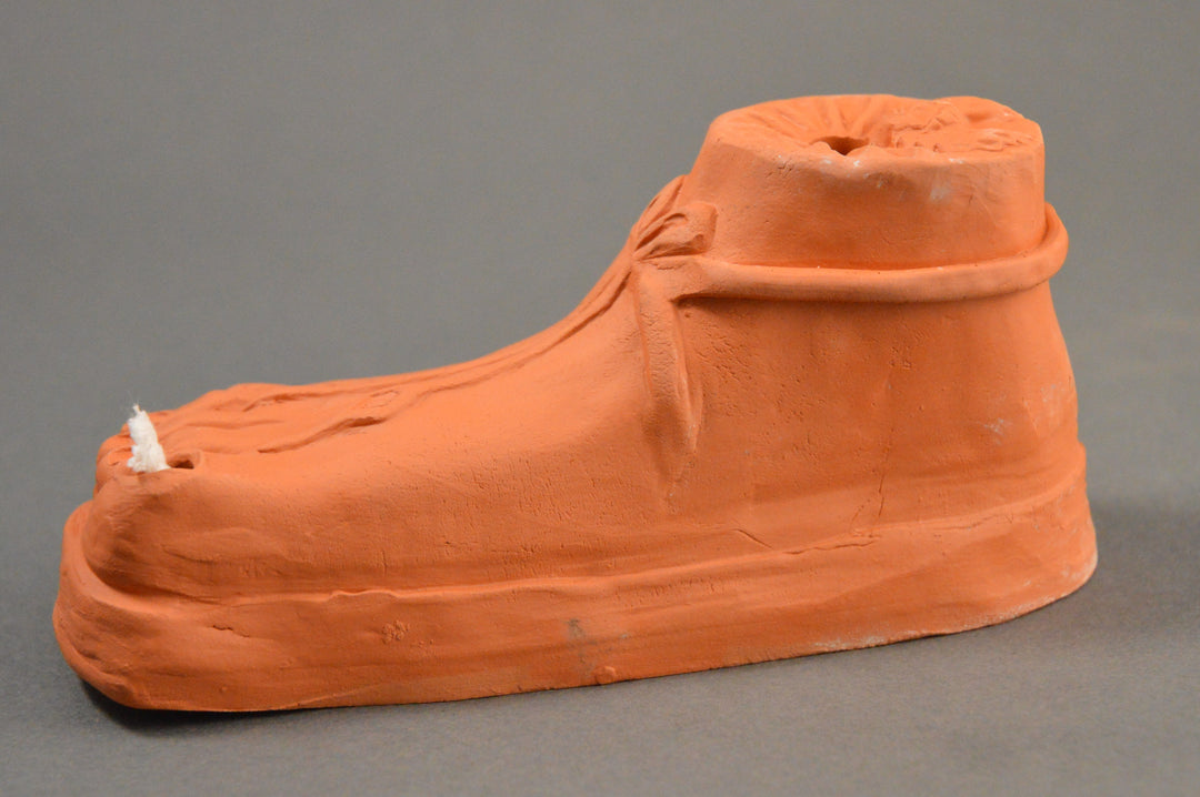 Roman Terracotta Oil Lamp Foot