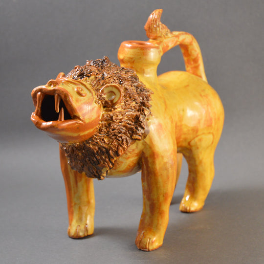 Medieval Aquamanile, Lion