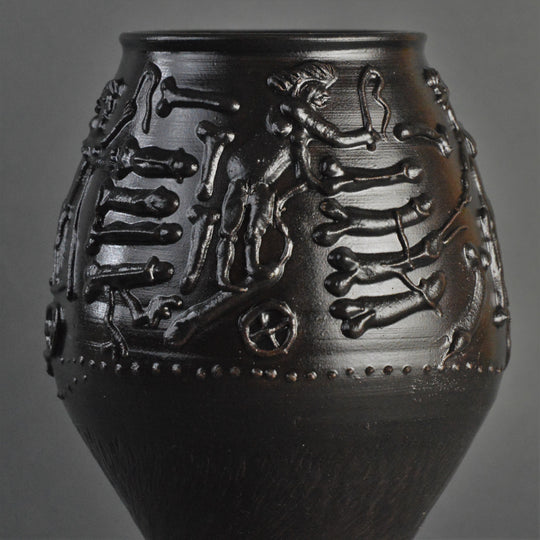 Phallic Chariot Vase / Cup