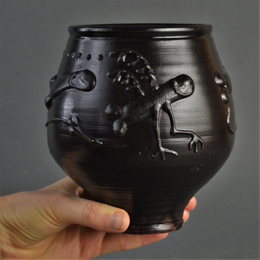 Roman Barbotine Phallic Cup