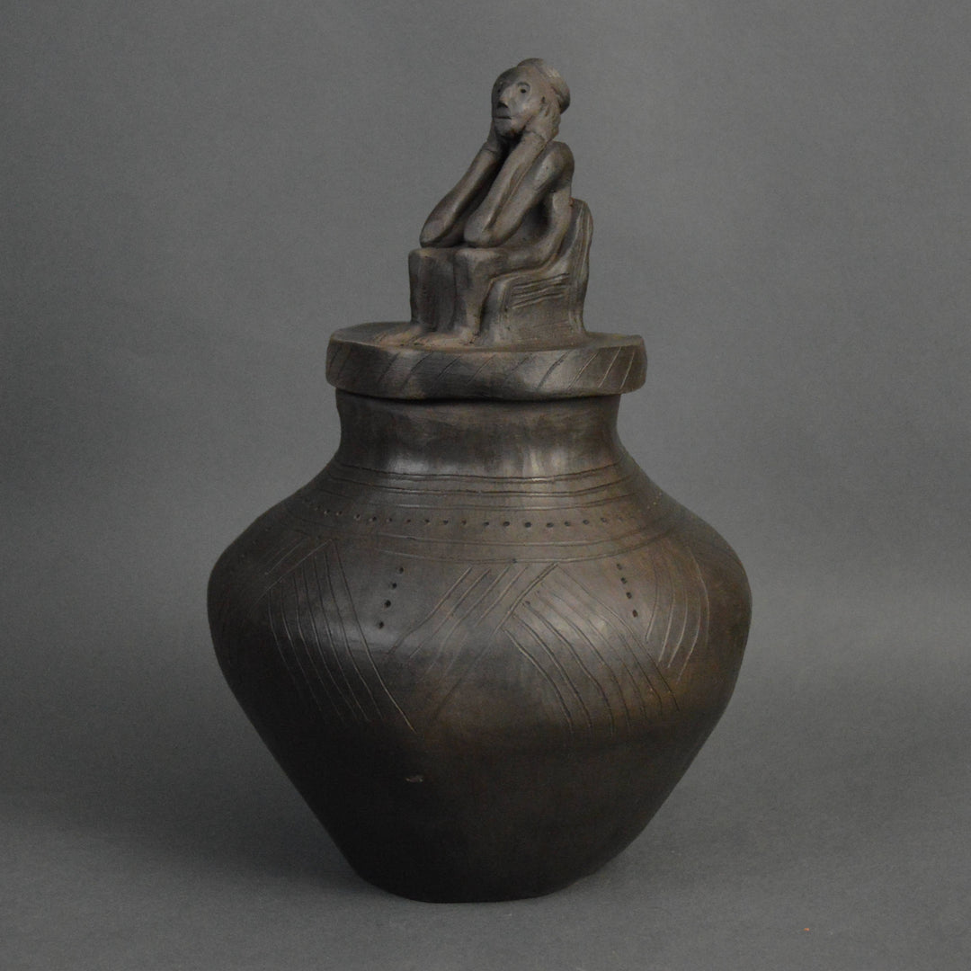 Anglo Saxon, Spong Man, Urn with Lid