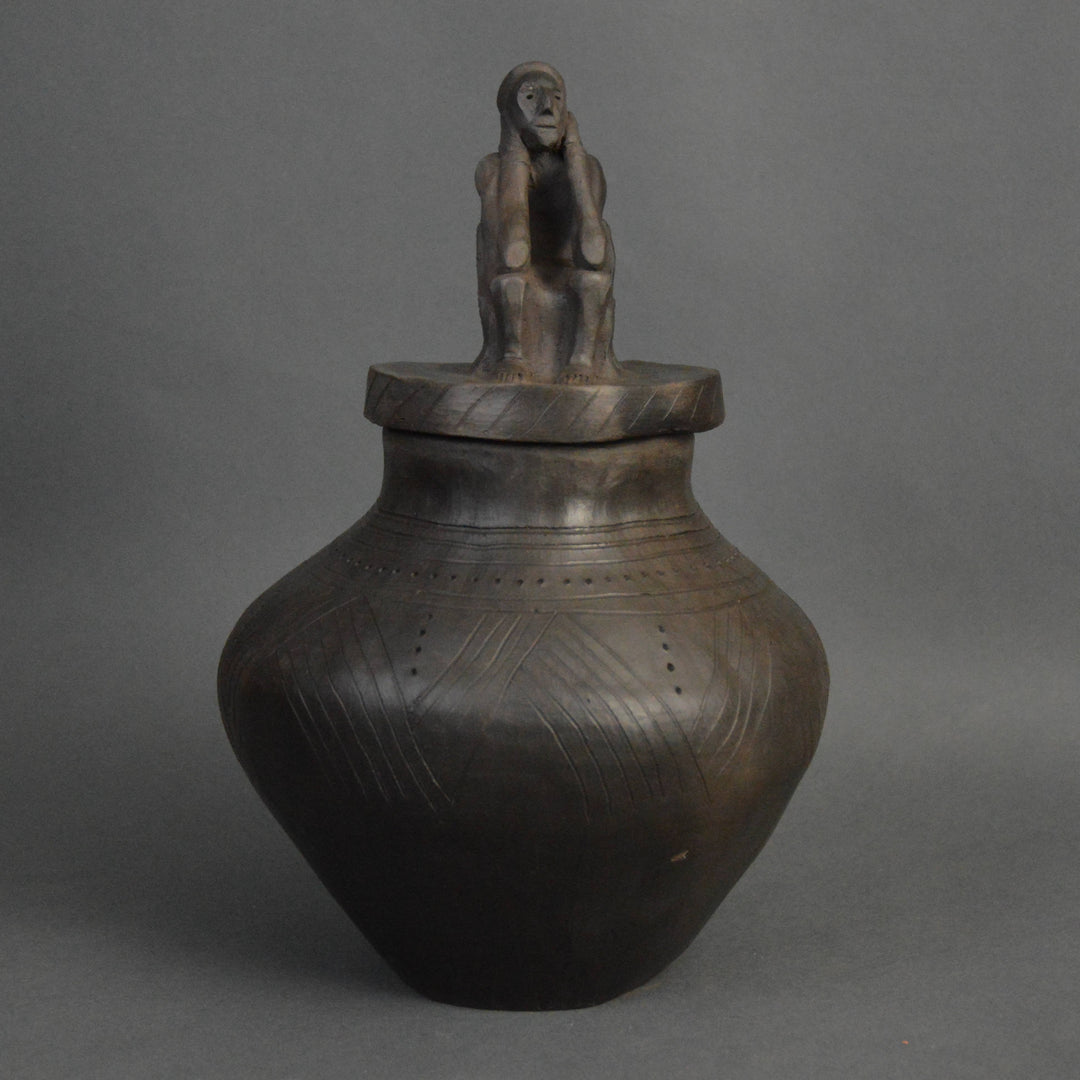 Anglo Saxon, Spong Man, Urn with Lid